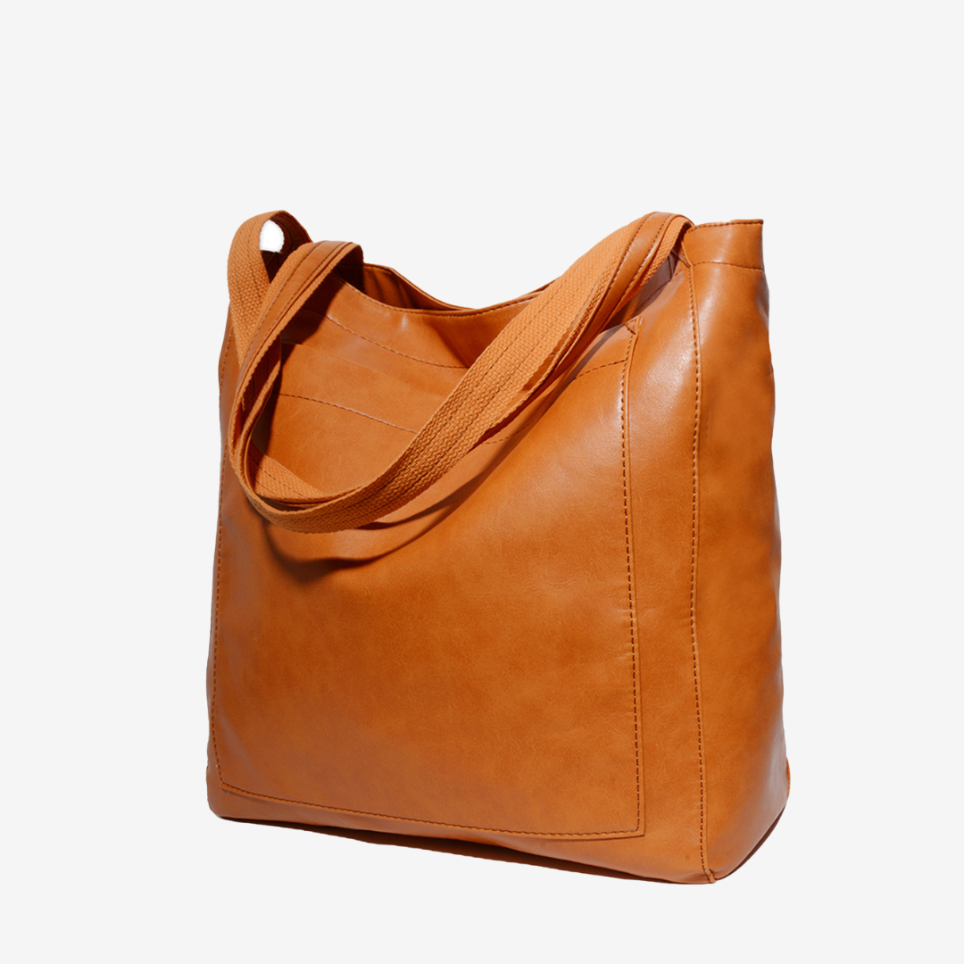 Borsa tote Evelyne™ in pelle vintage