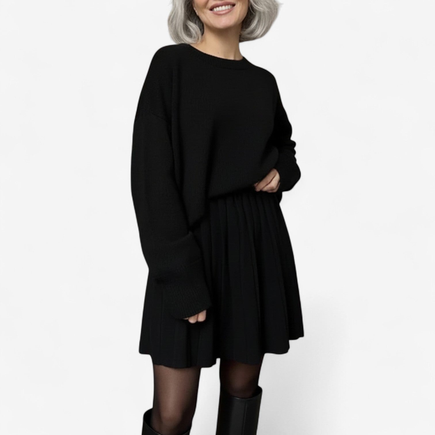 Marie™ Completo maglione plissettato