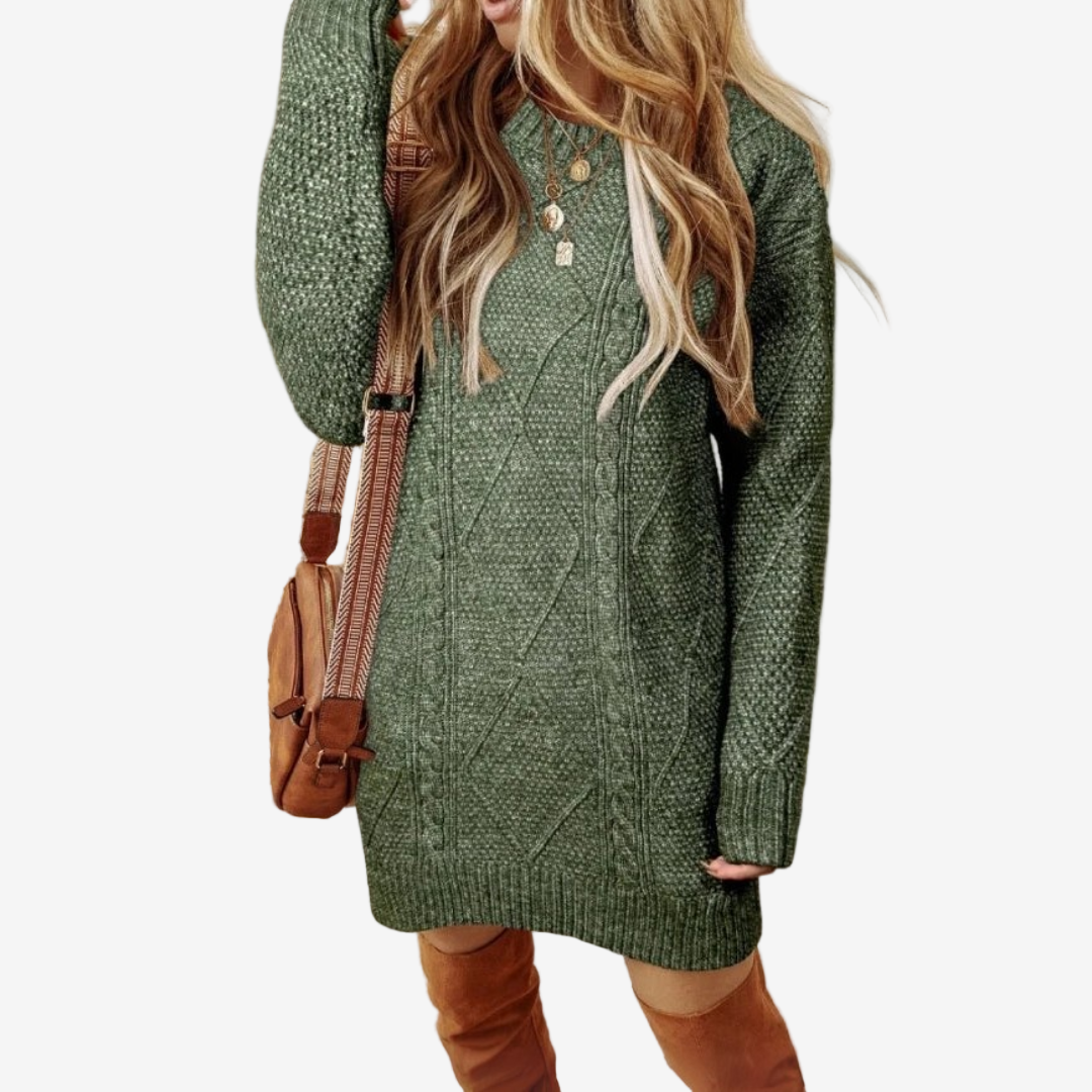 Astra™ Maglione ha lavorato a maglia a trecce