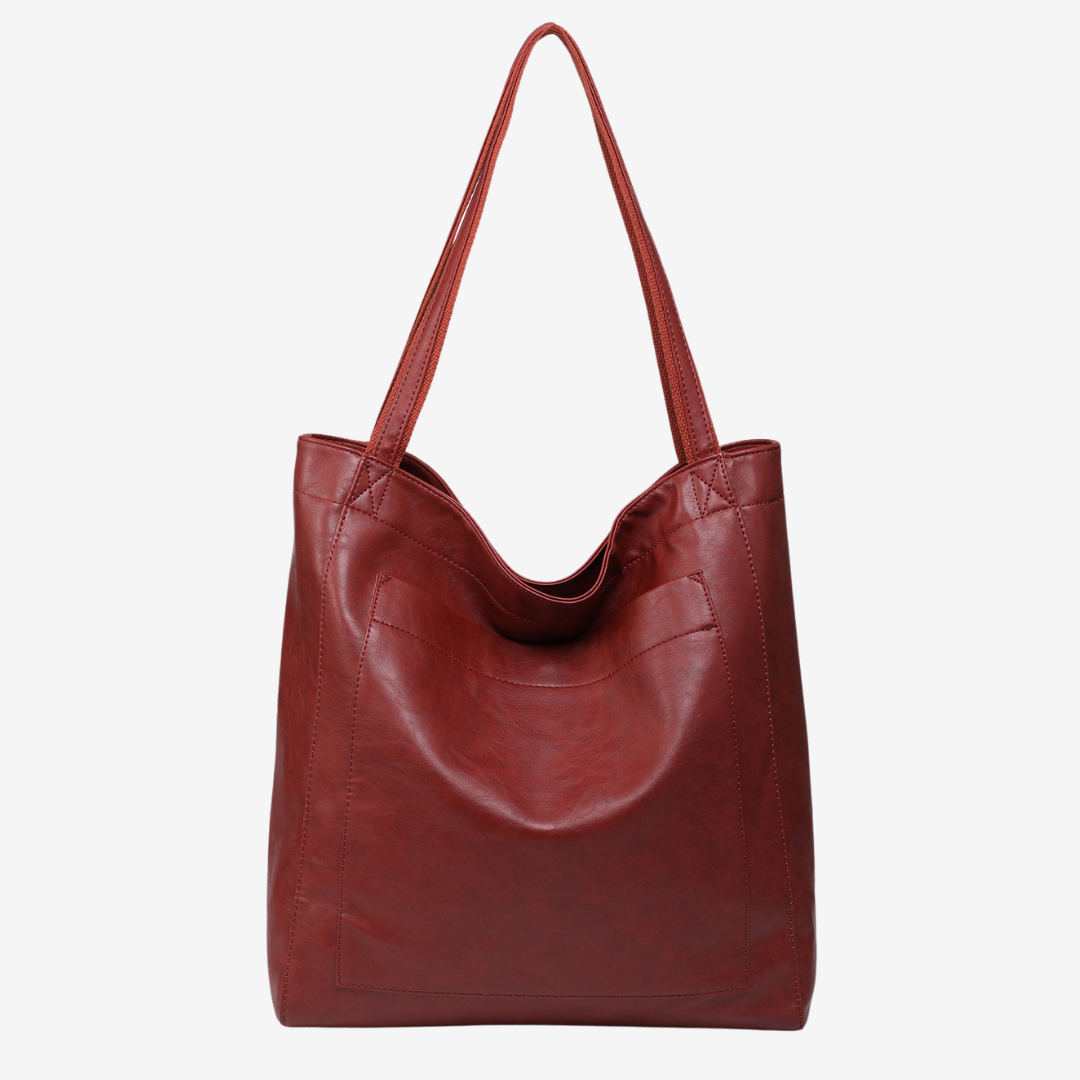 Borsa tote Evelyne™ in pelle vintage