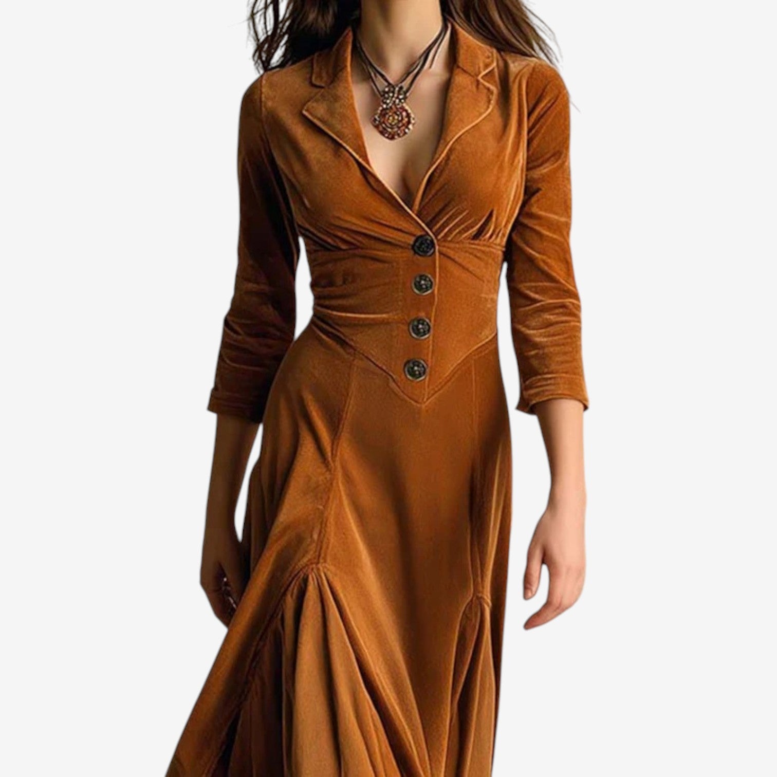 Meyer™ Abito lungo speziato